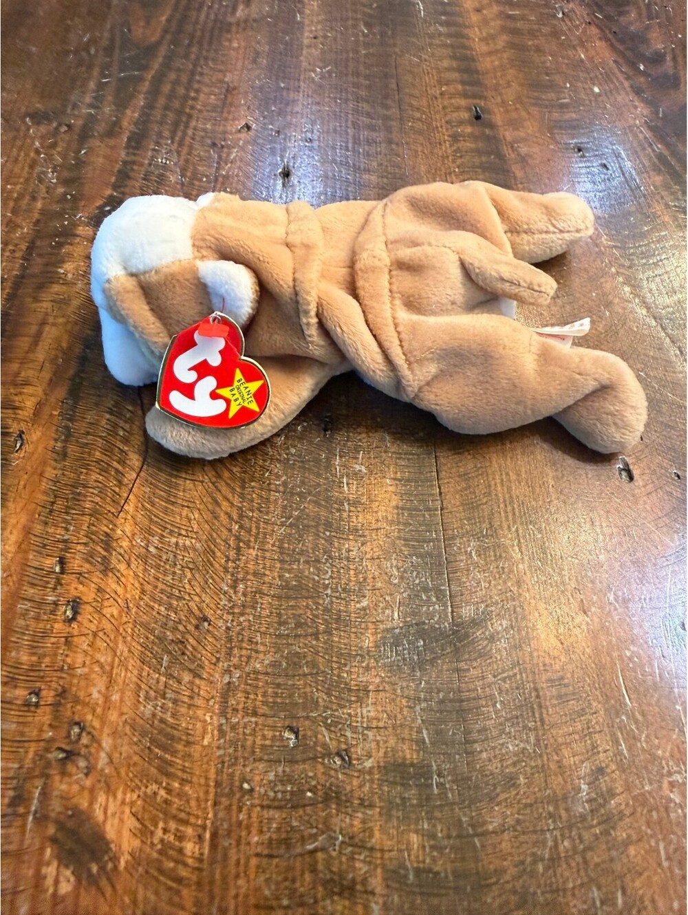 Ty Beanie Baby Wrinkles the Bulldog Plush Toy